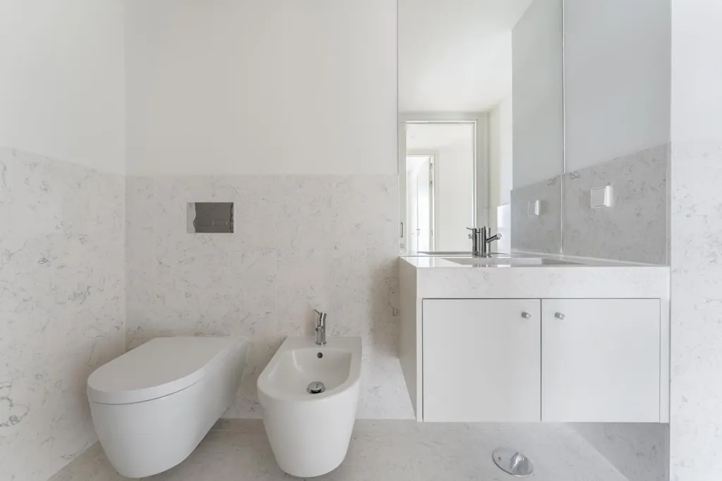 Salles de bain - 1 Bedroom Apartment with Pool in Parque das Nações