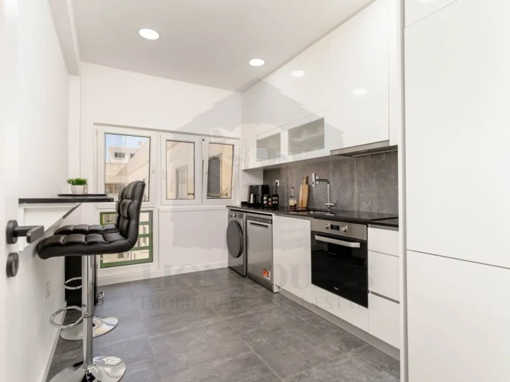 Köök - Luxury Flat with East-West View in Setúbal