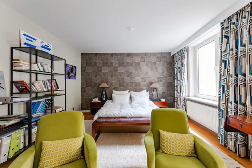 Chambres - Appartement avec Vue sur le Jardin du Roi à Ixelles