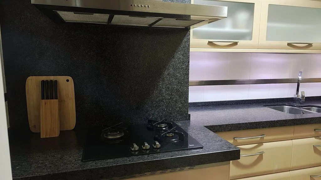Köök - Furnished Flat with Patio in Puertollano Centre