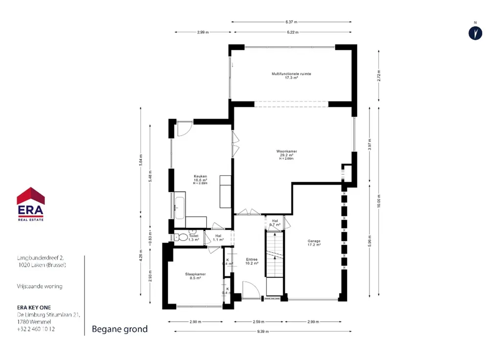 Plaan - Spacious Villa with Garden in Laeken