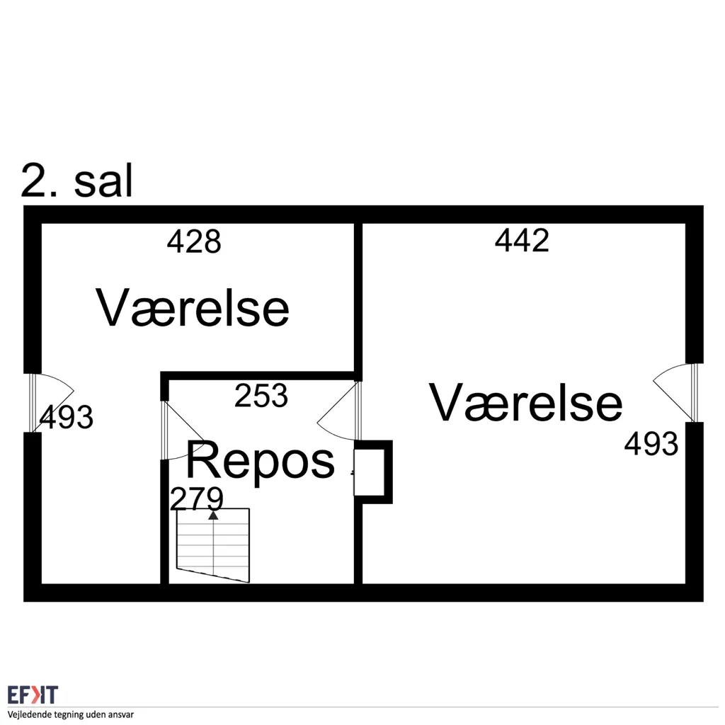 Plan - Villa with Nature View on Falster