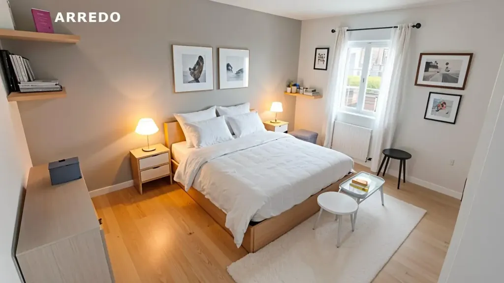 Bedrooms - Terraced House with River View in Aquileia