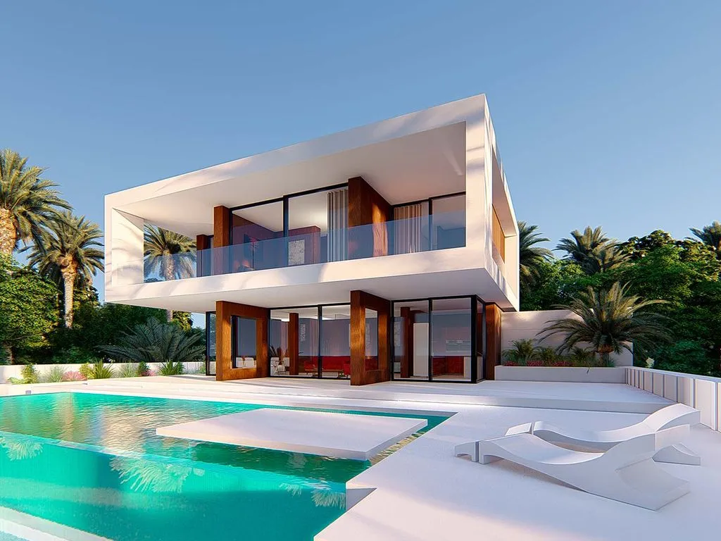 Piscine - Luxury Villa with Golf Views in Marbella