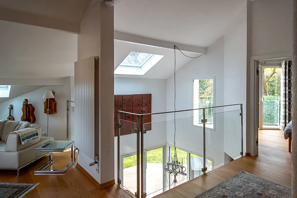 Hallway - Architect-Designed House with Mountain View in Échenevex