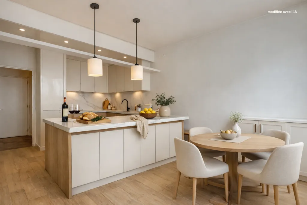 Cuisine - Appartement Lumineux avec Ascenseur au 15e Arrondissement de Paris