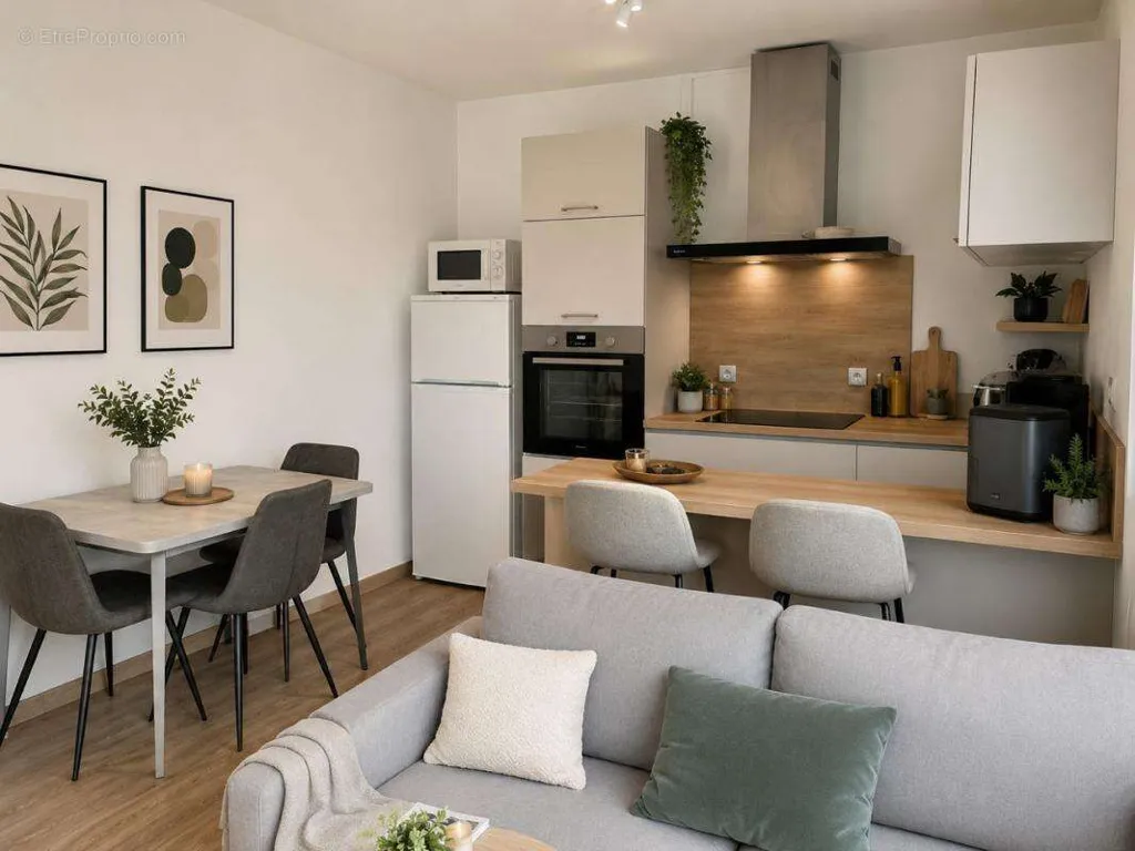 Soggiorno - Modern Flat with Balcony in La Duquenière