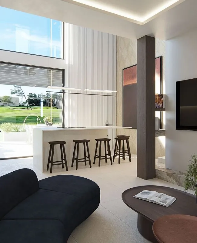 Séjour - New Villa with Pool in Islantilla