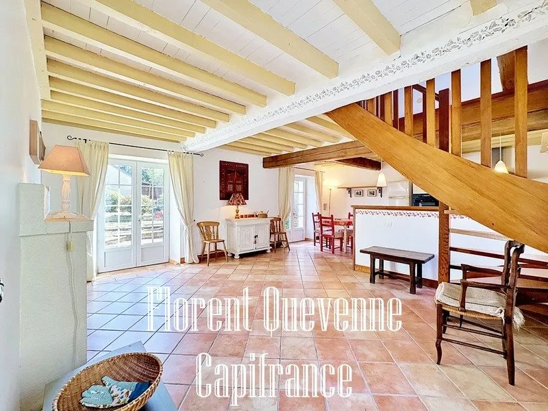 Soggiorno - Fully Renovated Stone House in Grimbosq