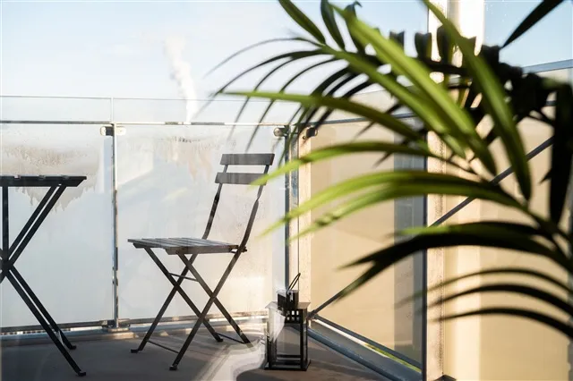 Balcony - Apartment with Balcony in Aalborg East