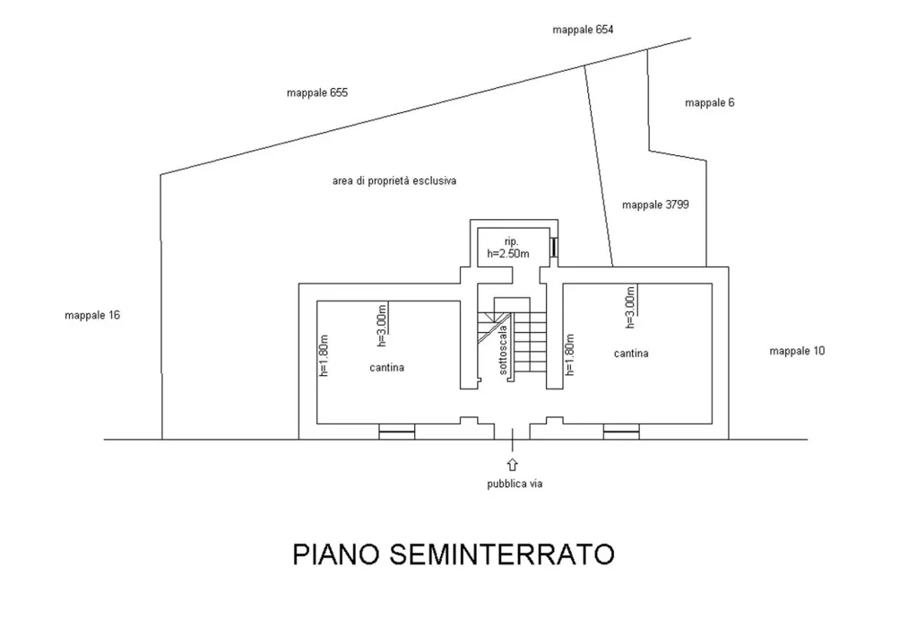 Planimetria - Luxury Villa with Lake View in Maccagno