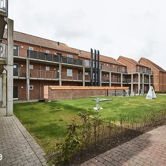 Garden - 3-Bedroom Flat with Garden in Ølgod