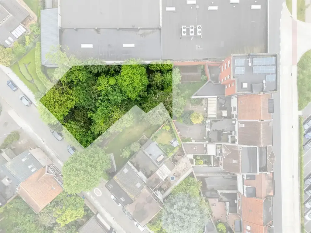Vue aérienne - Terrain pour Construction Centrale à Zelzate