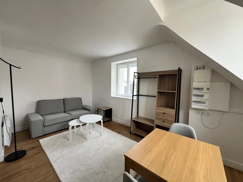 Séjour - Appartement Vue Mer au Port de Kernevel à Larmor Plage