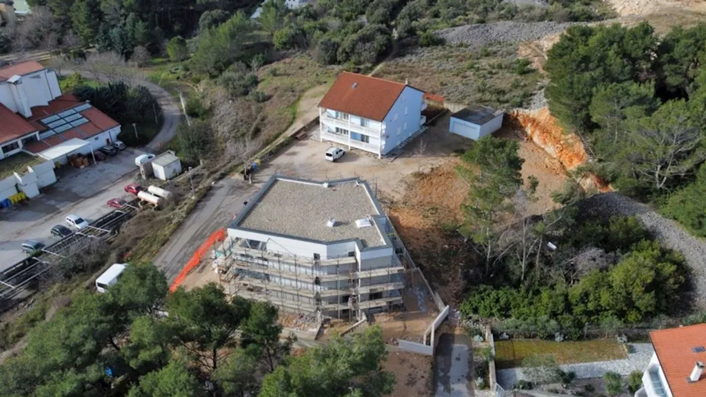 Vue aérienne - Detached House with Sea View in KRK