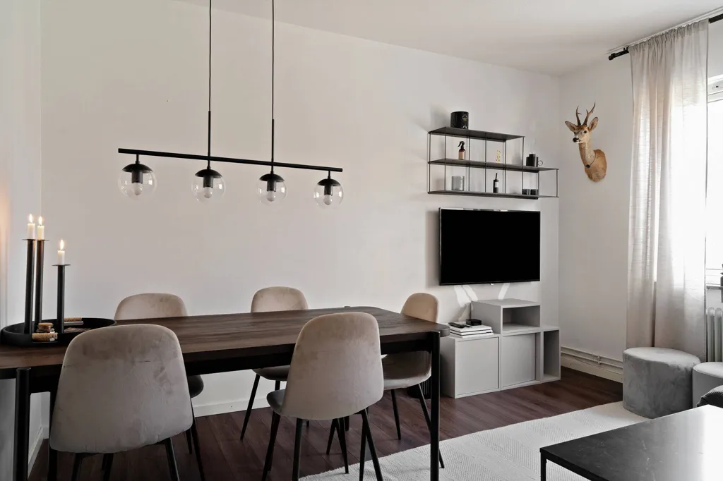 Salle à manger - Spacious Two-Bedroom Flat with Parking in Nyköping