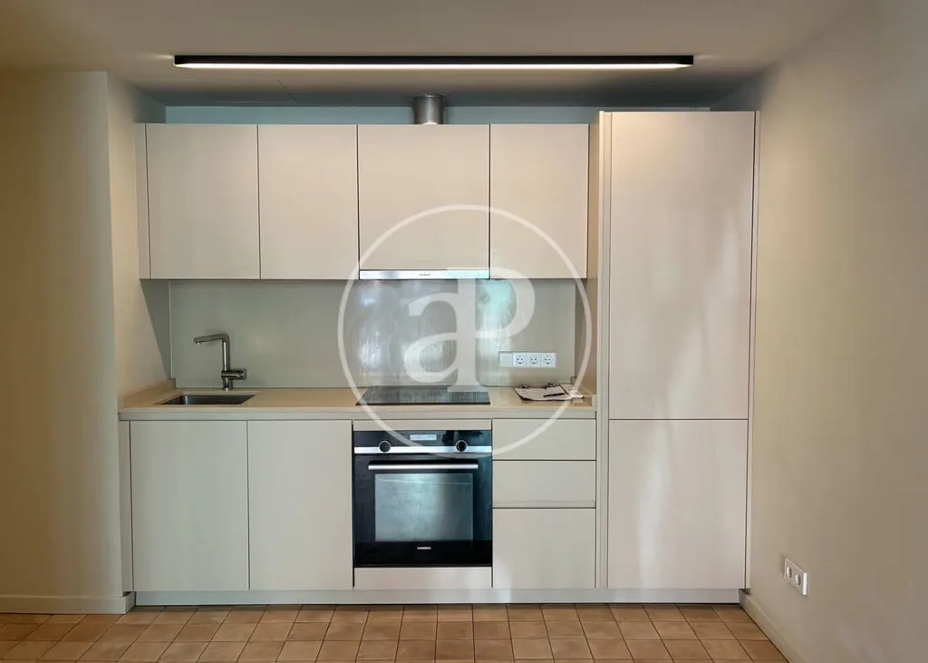 Köök - Apartment with Balcony in El Terreno, Palma