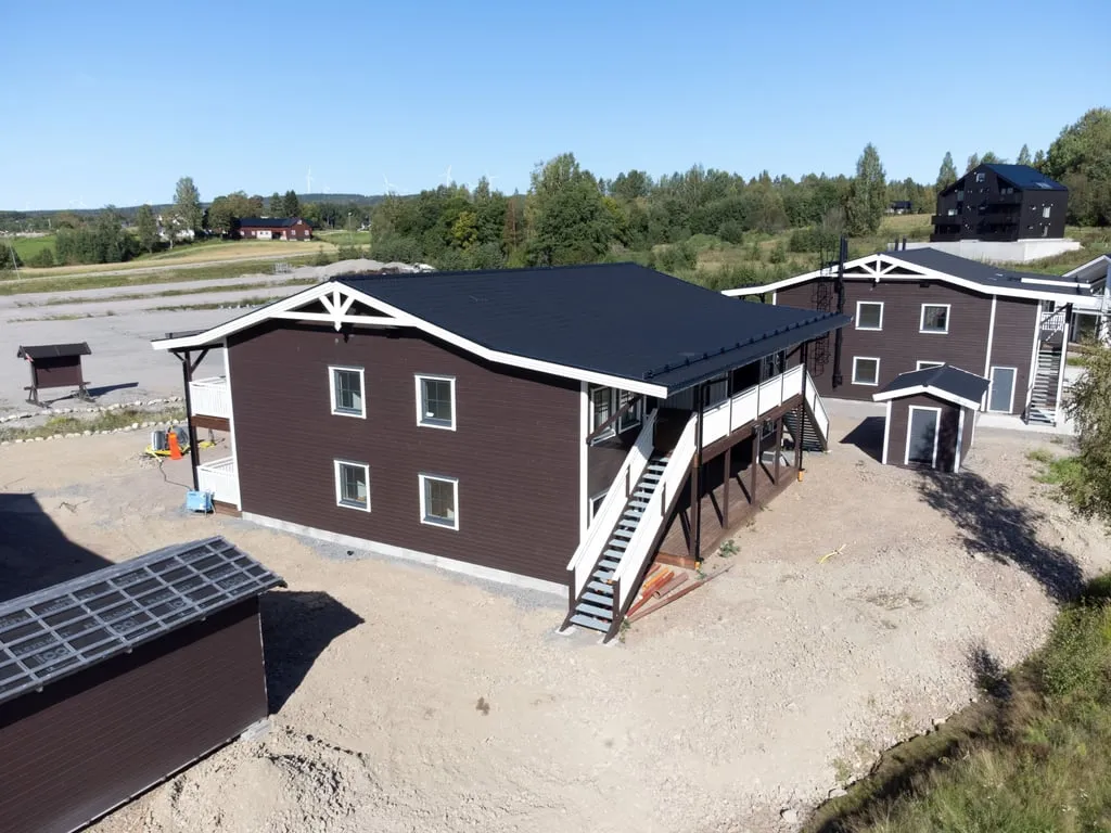 Vue aérienne - Owner-Occupied Apartment with Ski Access in Kungsberget