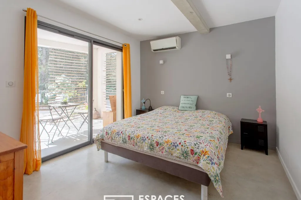 Camere da letto - Contemporary House with Pool near Beaucaire