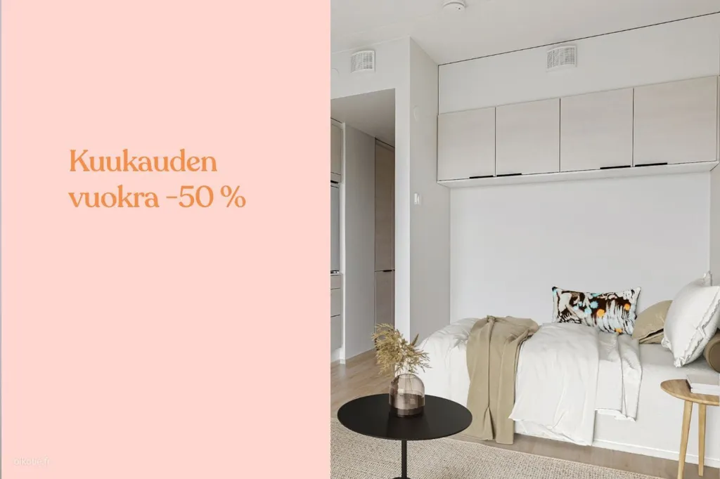 Bedrooms - Bright Penthouse with Balcony in Hämeenlinna