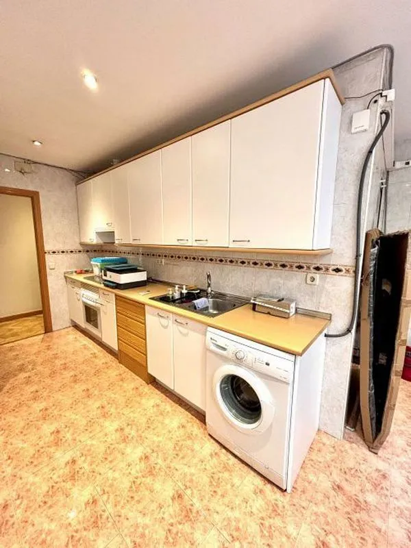 Köök - 3-Bedroom Flat with A/C in Almagro
