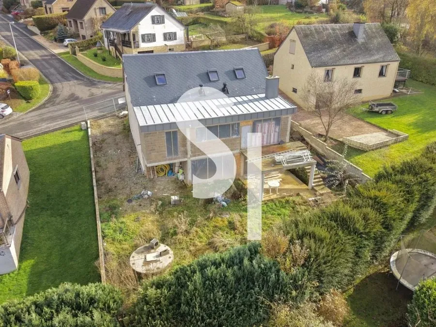 Vue aérienne - Maison à Rénover avec Jardin à Messancy