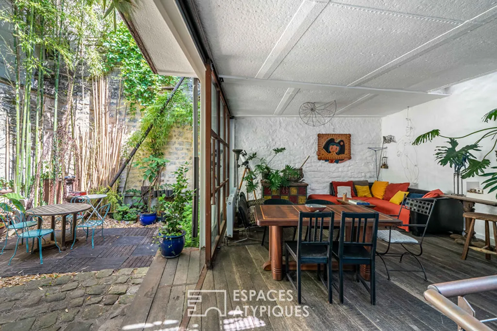 Terrass - Boat-Inspired Loft with Garden in Gobelins