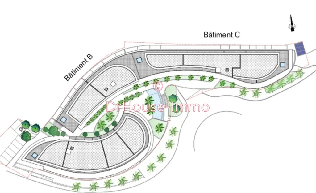 Planimetria - 3-Piece Apartment with Pool in Cap d'Agde
