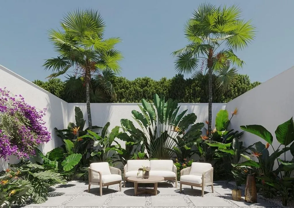 Garden - Chalet with Pool in Cala de Finestrat