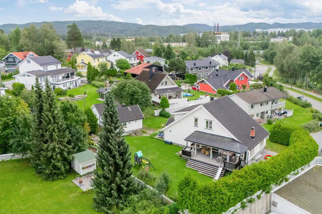Vista aerea - Casa di 6 locali a Fjellhamar