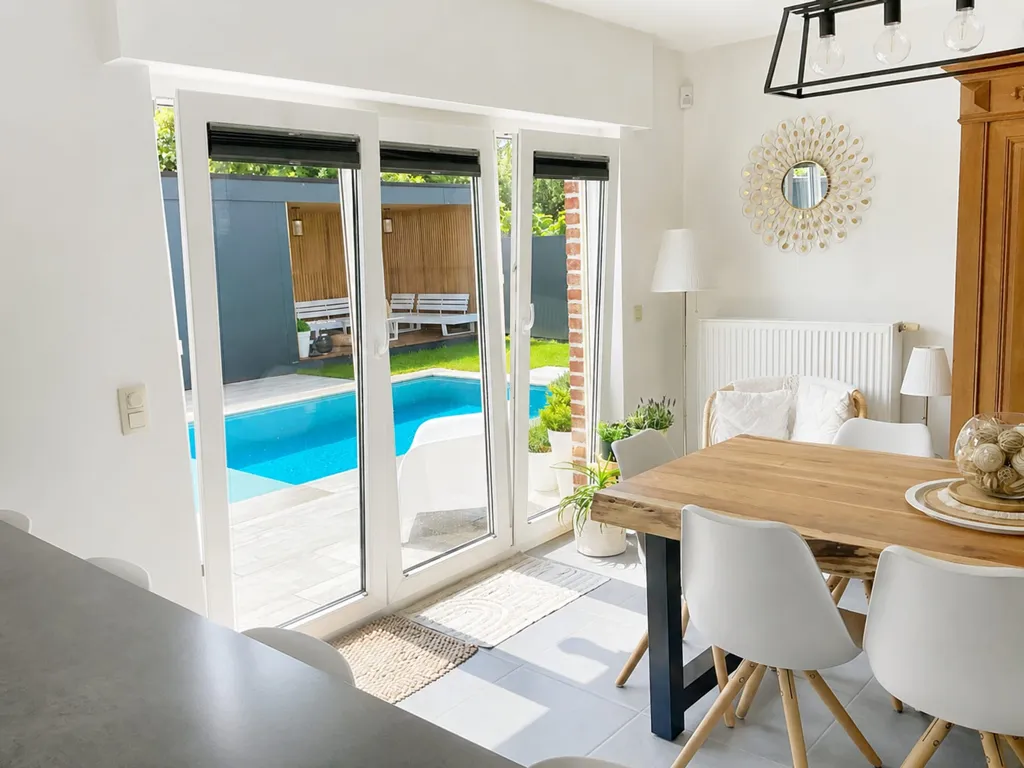 Söögituba - Contemporary House with Pool in Liège