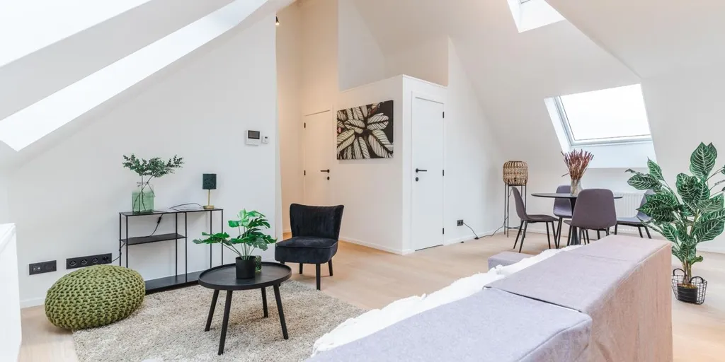 Séjour - Dakappartement Rénové avec Vue sur Gent