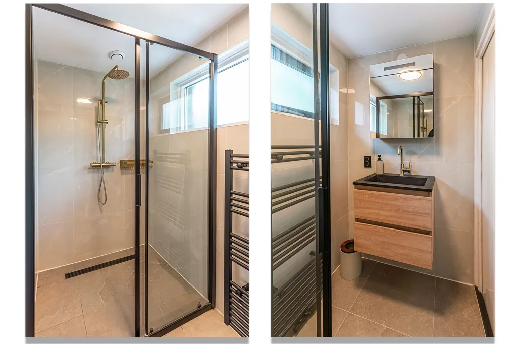 Bathrooms - Modernised Corner House with Garden in Huizen