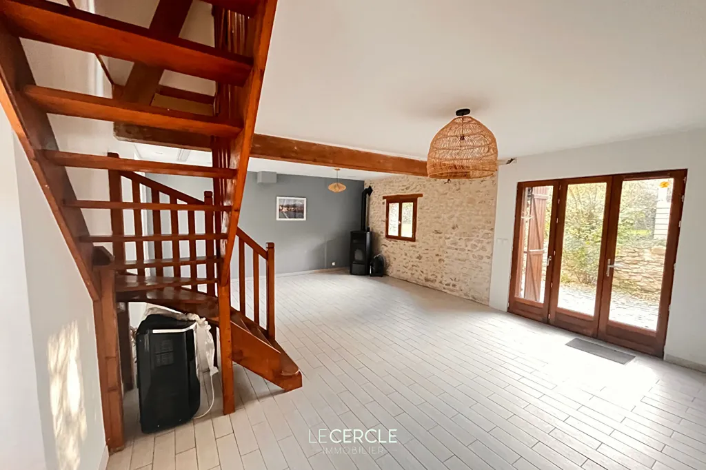 Séjour - Maison Ancienne avec Jardin près de Senlis