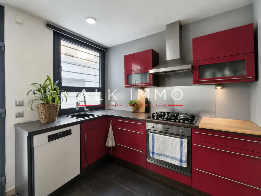Cucina - City Centre Flat with Balcony in Annemasse