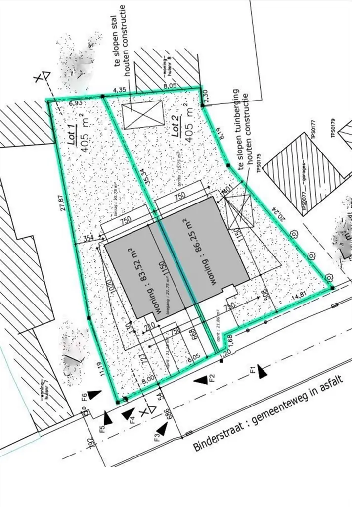 Plan - Nouvelle Maison Économe en Énergie avec 4 Chambres à Torhout