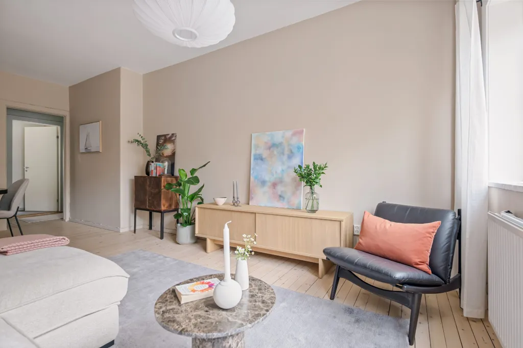 Séjour - Spacious 2-Bedroom Flat with Garden in Tøyen