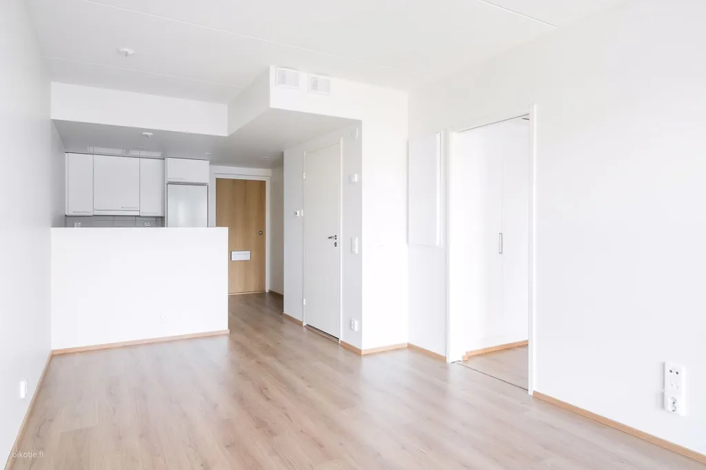 Living Room - Modern Flat with Balcony in Pasila, Helsinki
