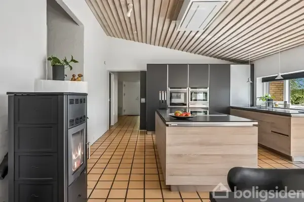 Köök - Villa with Forest View in Odder