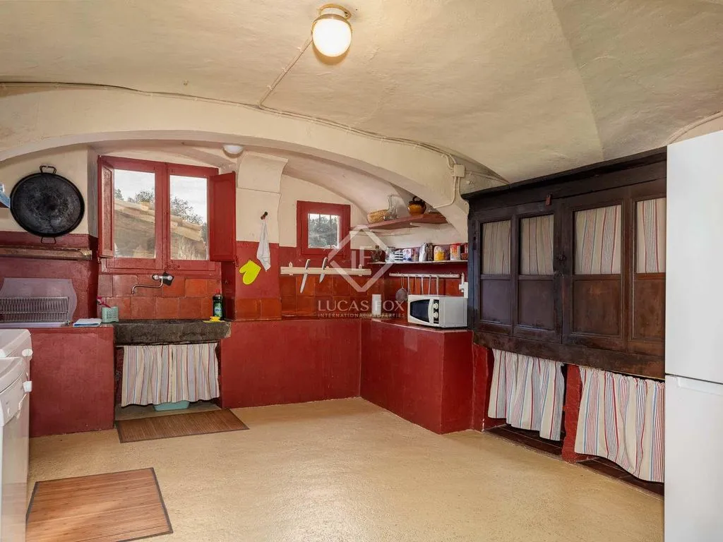 Cucina - Country House with Pool in Alta Garrotxa