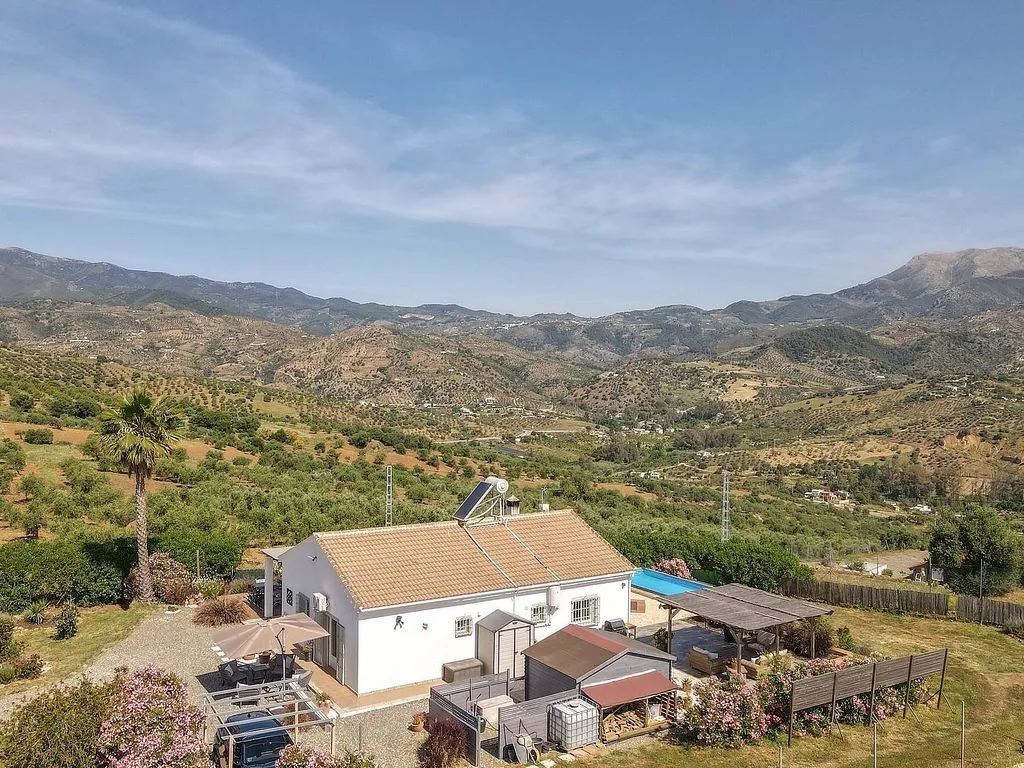 Vue aérienne - Rustic House with Pool in Tolox