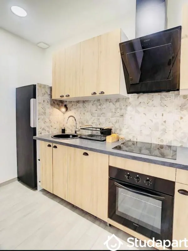 Cuisine - Chambre en Colocation avec Salle d'Eau Privative, Quartier Anglais