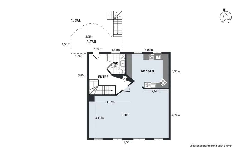 4-room apartment in Skive