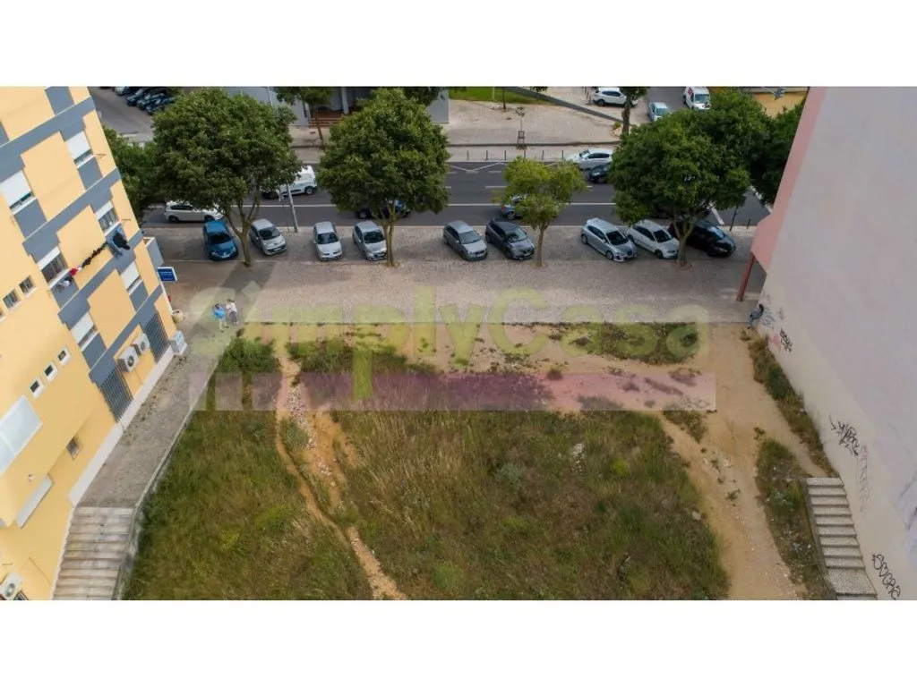 Õhuvaade - Construction Land with Approved Project in Setúbal