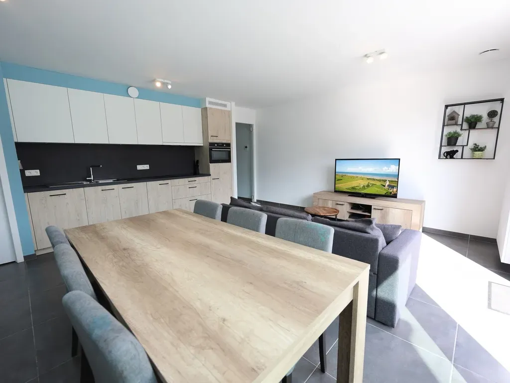 Salle à manger - Appartement énergétique avec terrasse sud à Bredene