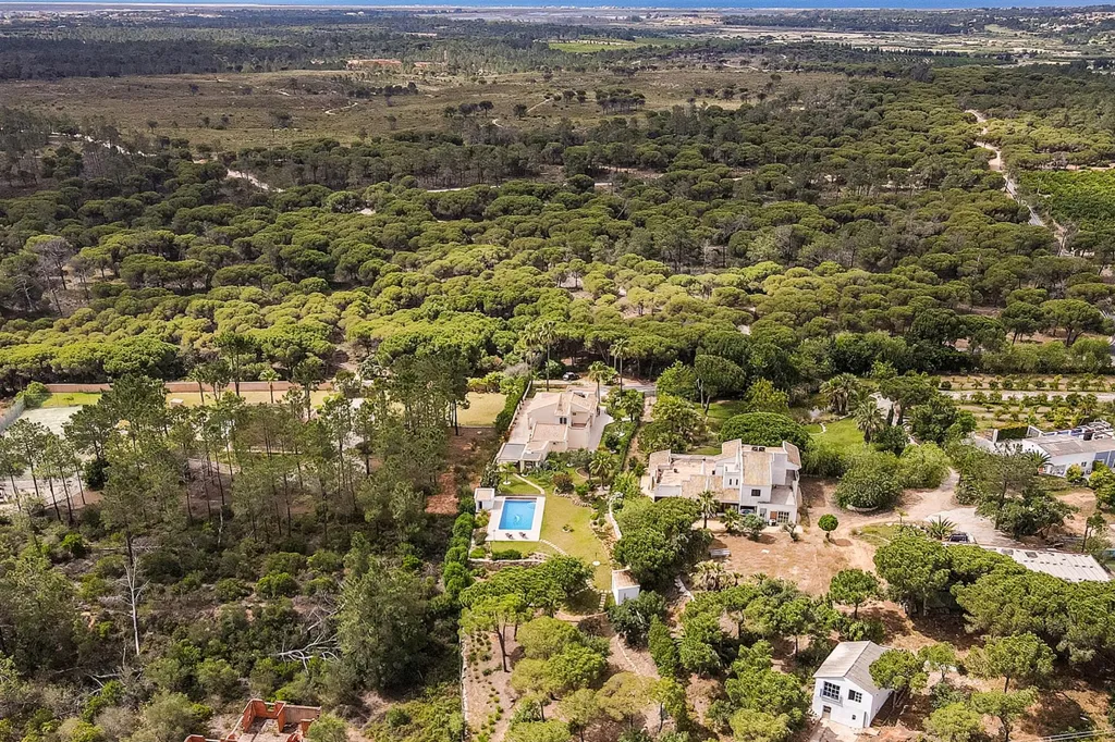 Aerial - Detached House with Pool in Loulé, Portugal