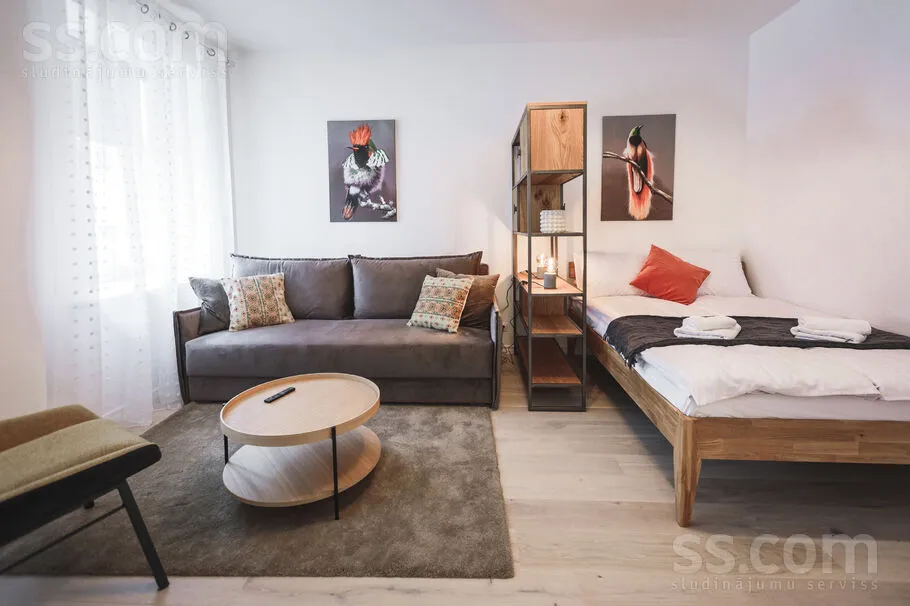 Magamistoad - Renovated Apartment with Balcony in Riga Centre