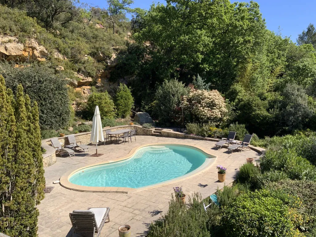 Õhuvaade - Villa with Panoramic View near Uzès