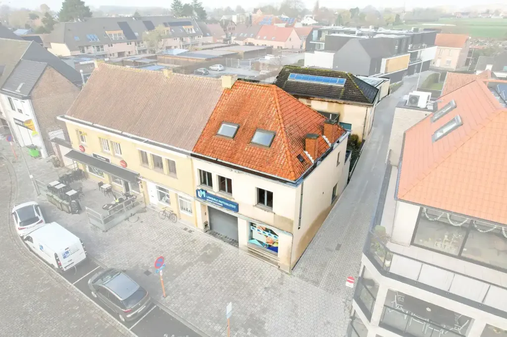Vista aerea - Commercial Property with Residential Unit in Kruisem