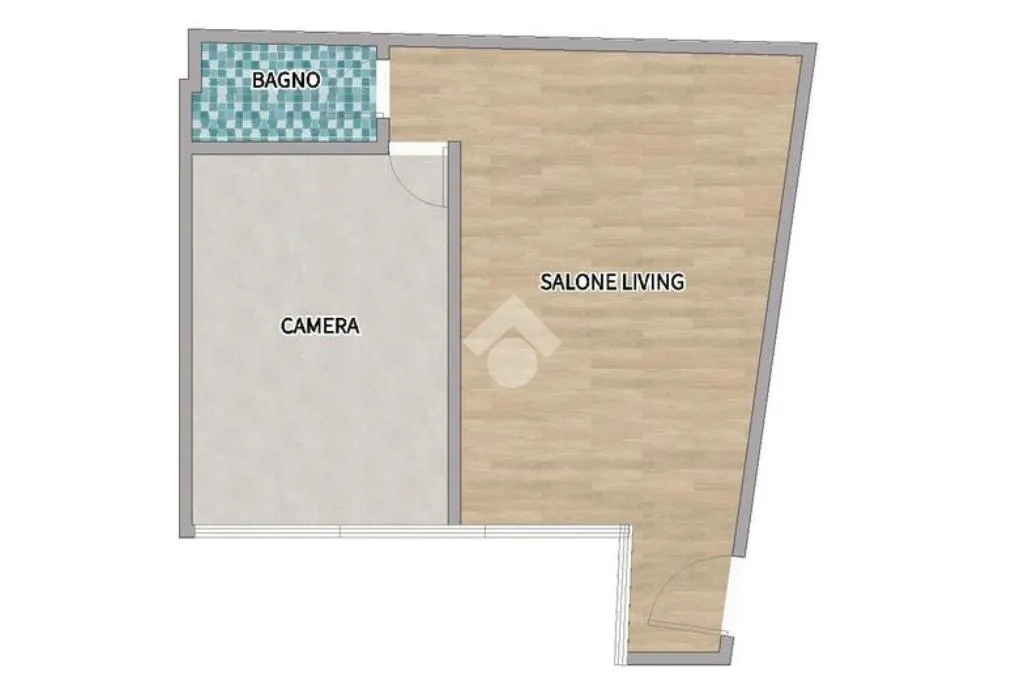 Planimetria - Petrarch Street 2-Bedroom in Naples